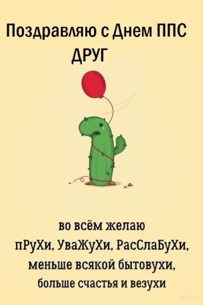 скачать прикольную картинку с днем ппс