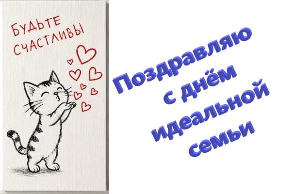 прикольные открытки с днем идеальной семьи