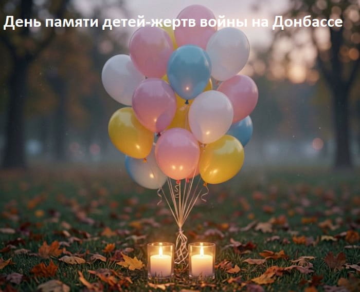 день памяти детей жертв войны на Донбассе открытки скорби