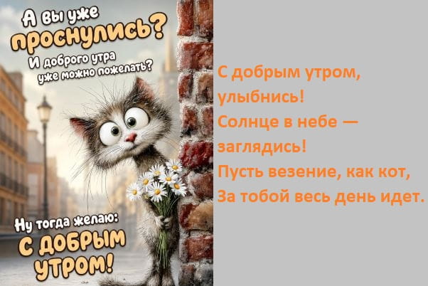 доброе утро /картинки с приколами, ржачные