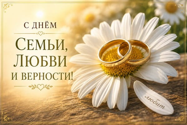 картинки и открытки с Днем семьи любви и верности
